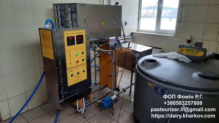 Пастеризатор молока 1 т/год УЗМ-1,0П (2)